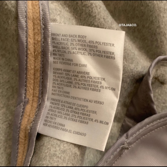 MICHAEL KORS Wool Colorblock Wrap Coat - Picture 6 of 8